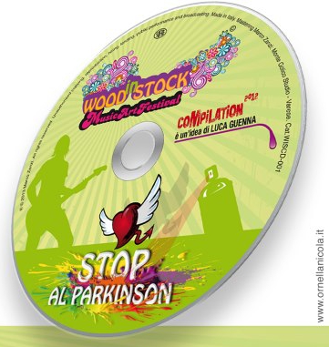 Il CD "WOODinSTOCK - STOP al Parkinson - Compilation 2012"