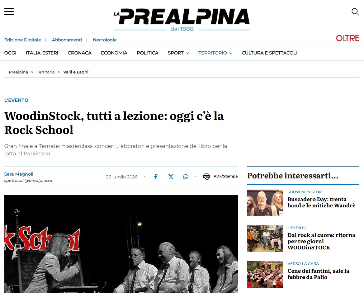 25 Luglio 2026 - LaPrealpina