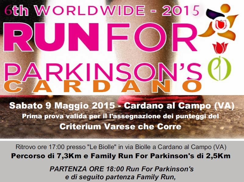 Run For Parkinson's a Cardano al Campo 2015