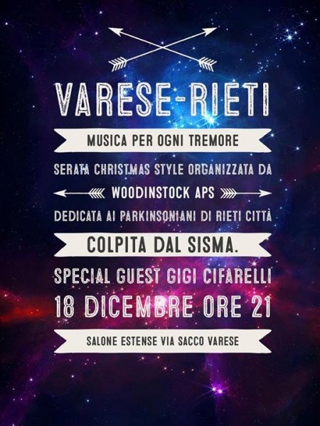 Varese - Rieti: Musica per ogni tremore