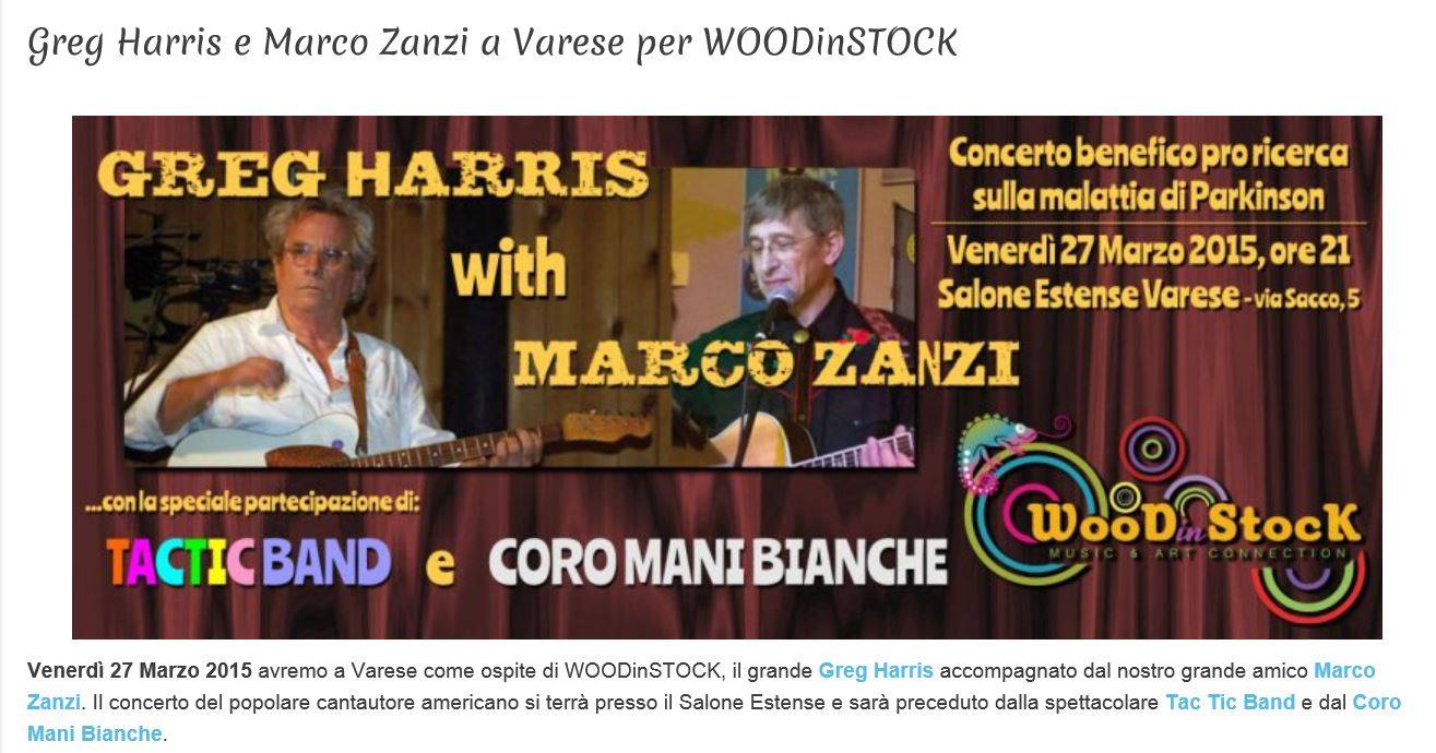 Greg Harris e Marco Zanzi a Varese per WOODinSTOCK by Paolo Negri